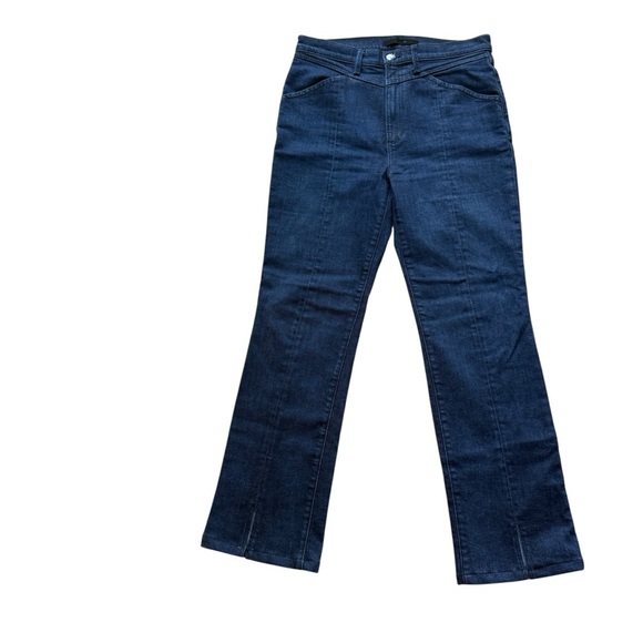 Joe's THE ALEXIS bootcut jeans size 31 with front slits dark blue - Picture 2 of 12